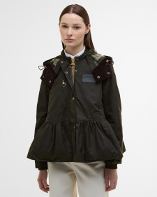 Barbour x ERDEM Wachsjacke Dhalia 