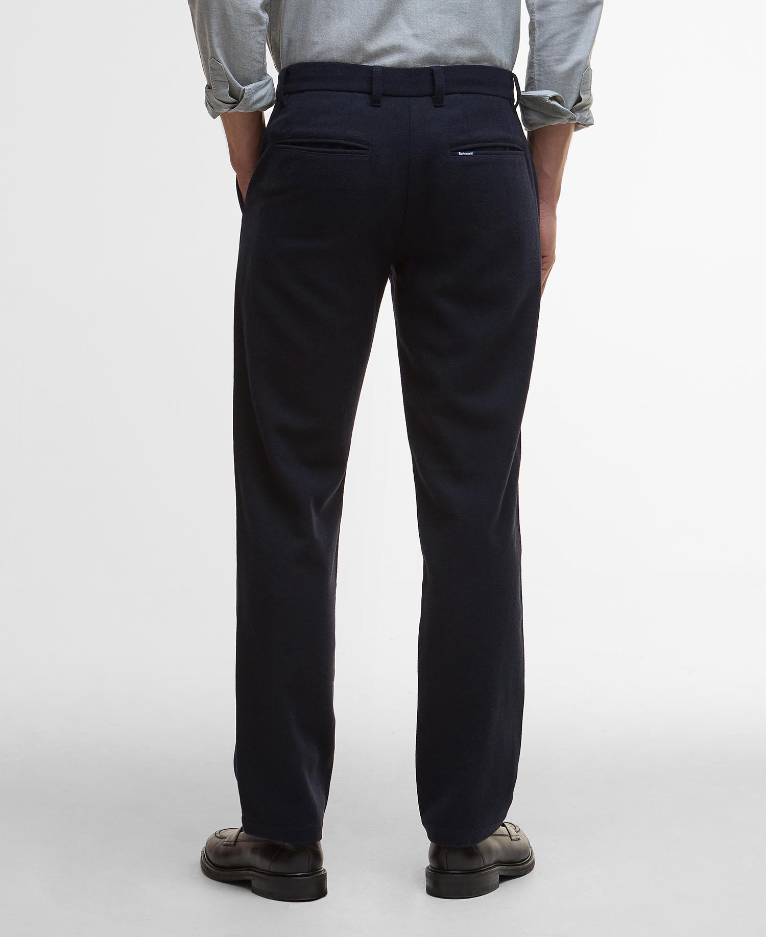 Pantaloni in misto lana dalla vestibilità leggermente aderente image number 2