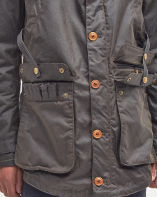Parka in cotone cerato Game 