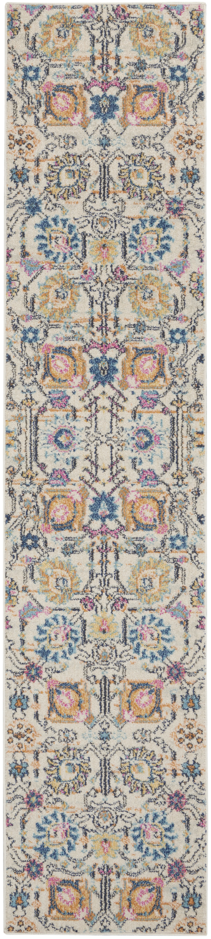 Nourison Passion 2'2" x 10' Ivory Multicolor Bohemian Indoor Rug