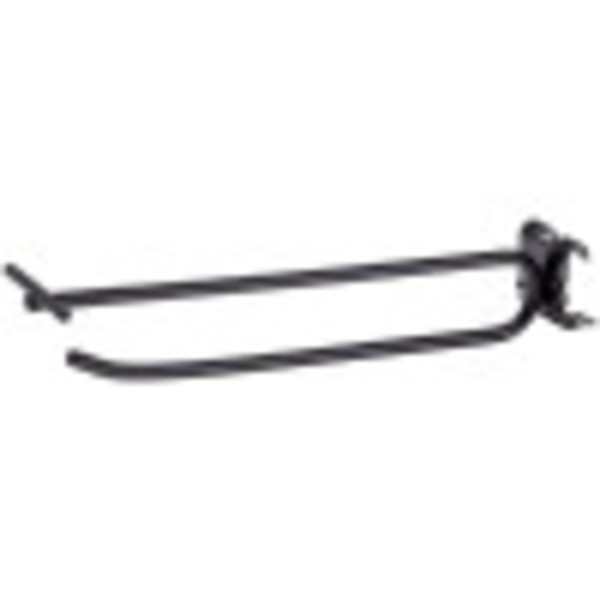 Crossbar Hook 6 Black With Retail Label Holder DecoPac