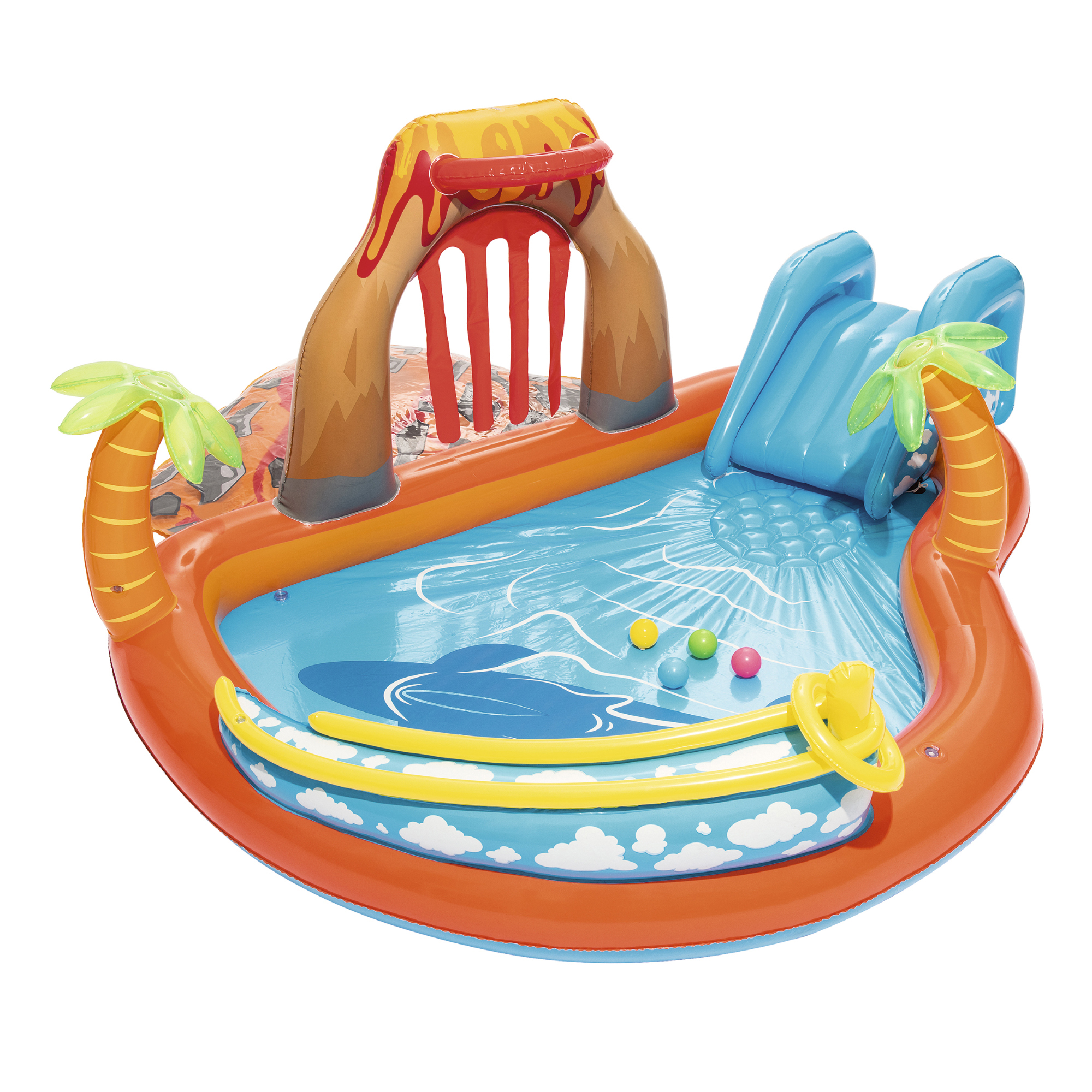 Bestway - H2OGO!104 Inches x 104 Inches x 41 Inches Lava Lagoon Play Center