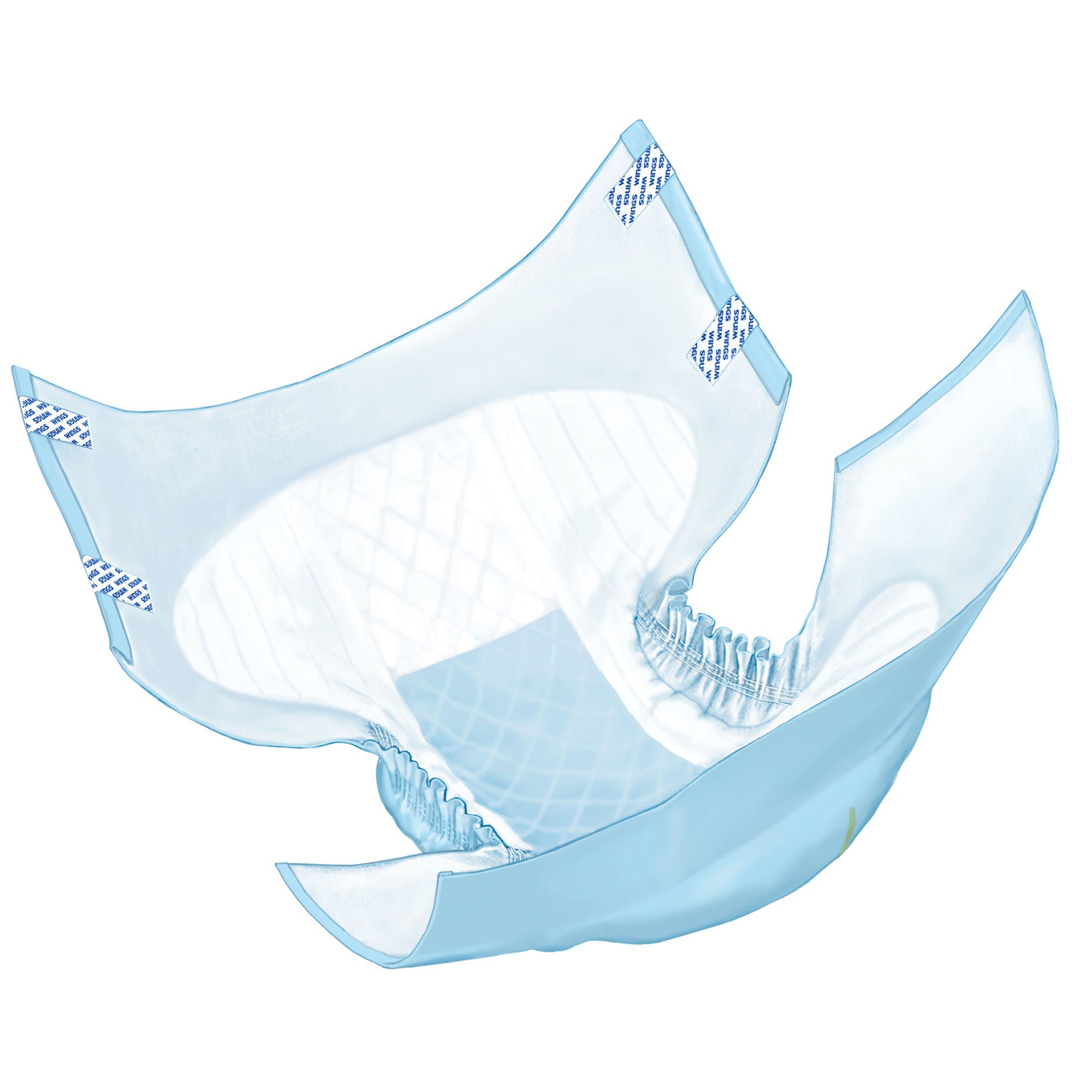 Wings Plus Heavy Absorbency Incontinence Brief, Small
