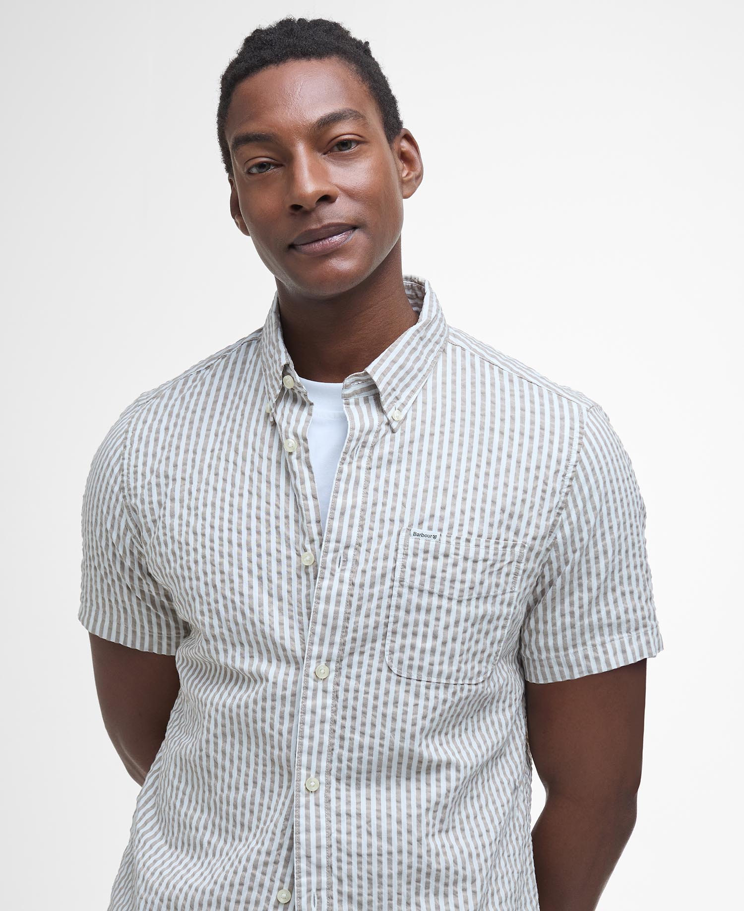 Hemd Cresswell Seersucker Short-Sleeved Regular image number 3