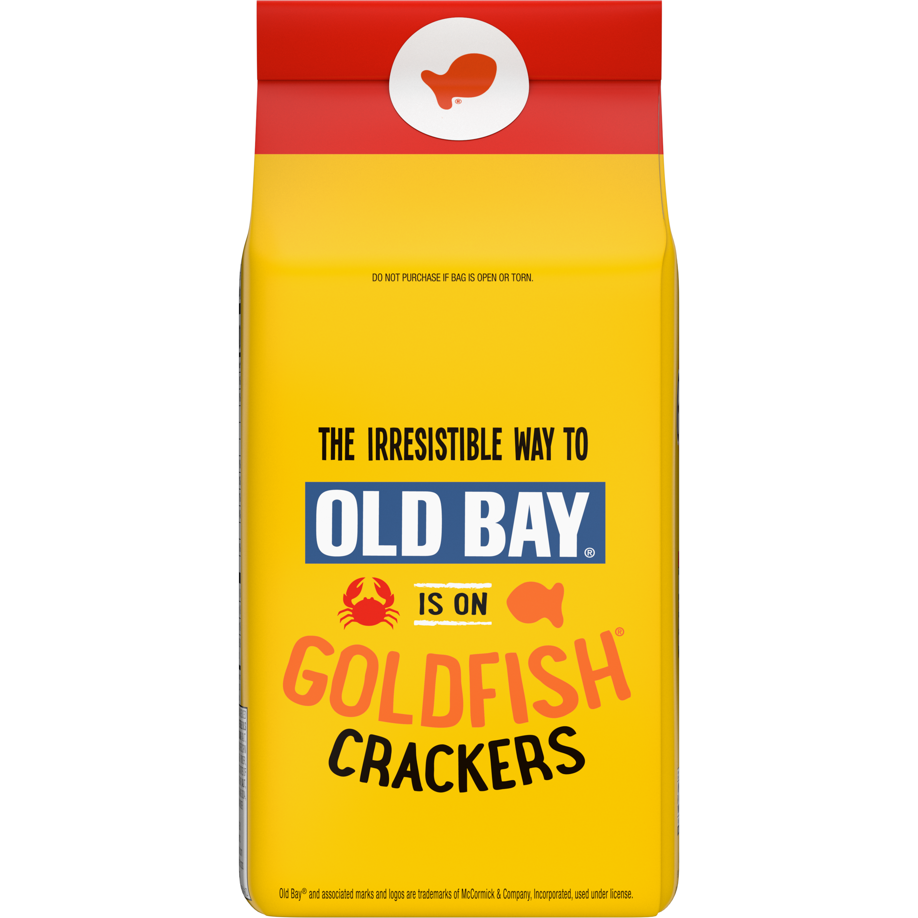 Goldfish® Old Bay Bag, 6.1 oz, bag - Back Image