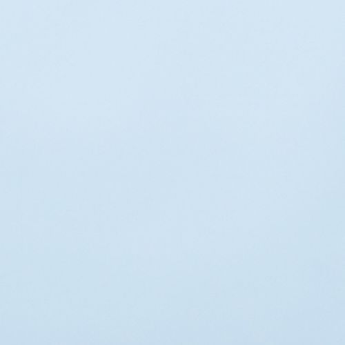 Pale blue matte wall filling the frame, uniformly smooth and unadorned, evenly lit by soft diffuse light, creating a minimal, empty indoor backdrop with no visible furniture or features.