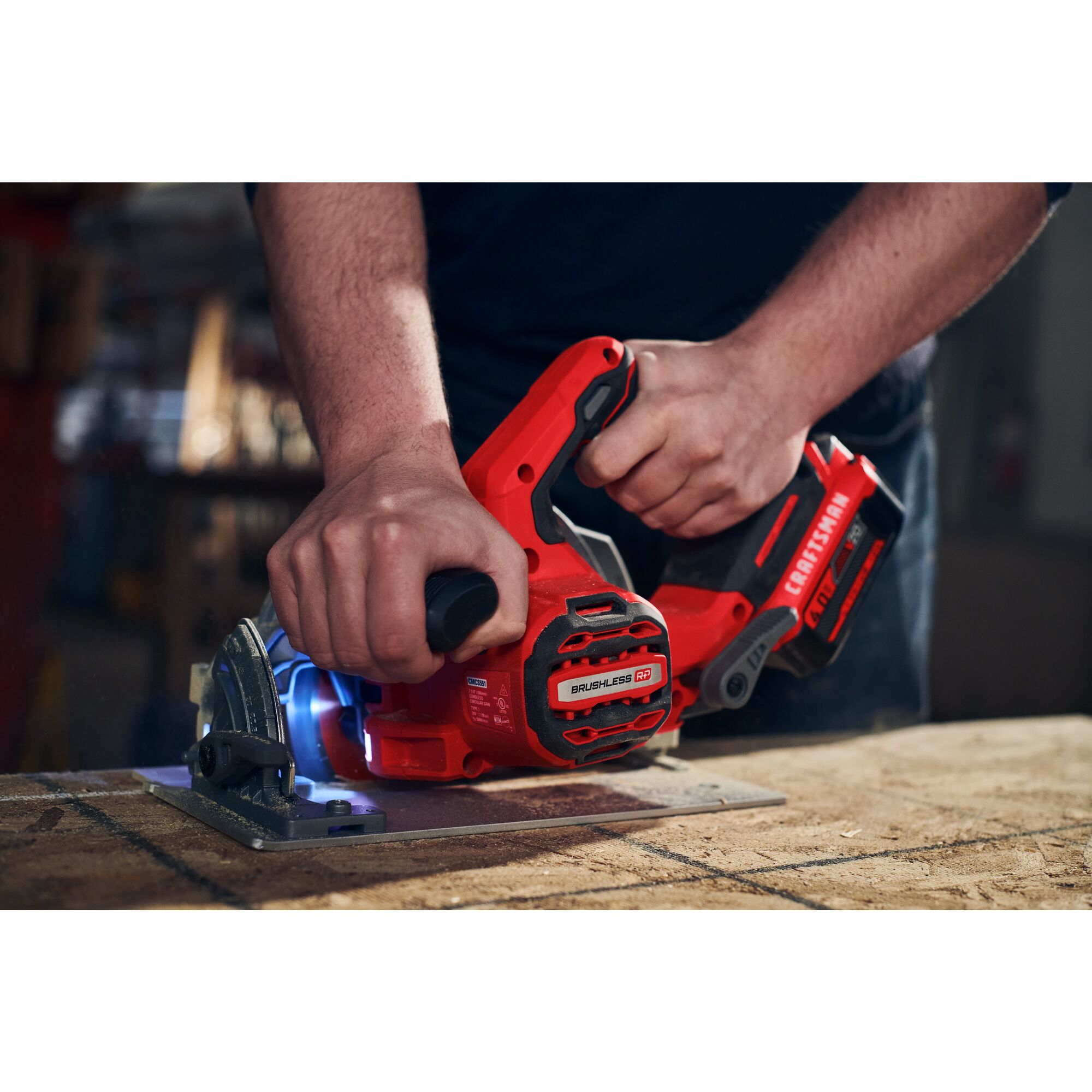 View of CRAFTSMAN Circular Saws  being used by consumer