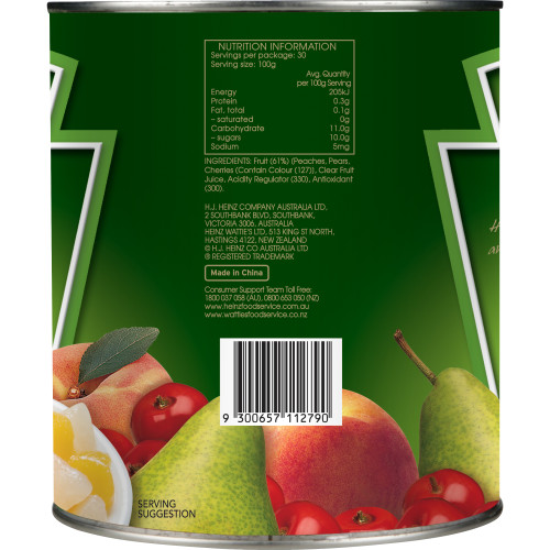  Heinz® Fruit Salad in Clear Fruit Juice 3kg x 3 