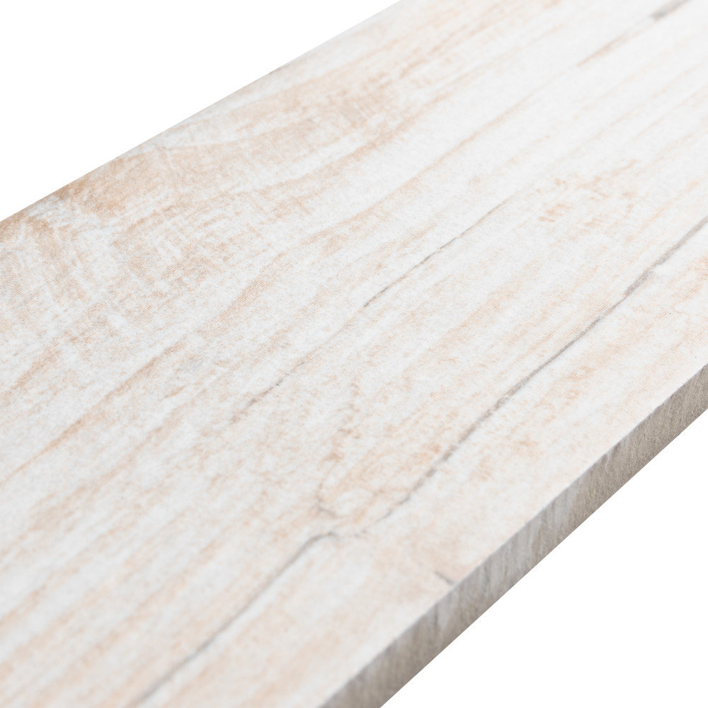 Melvin White 2-7/8 in. x 26-1/2 in. Porcelain Floor and Wall Tile