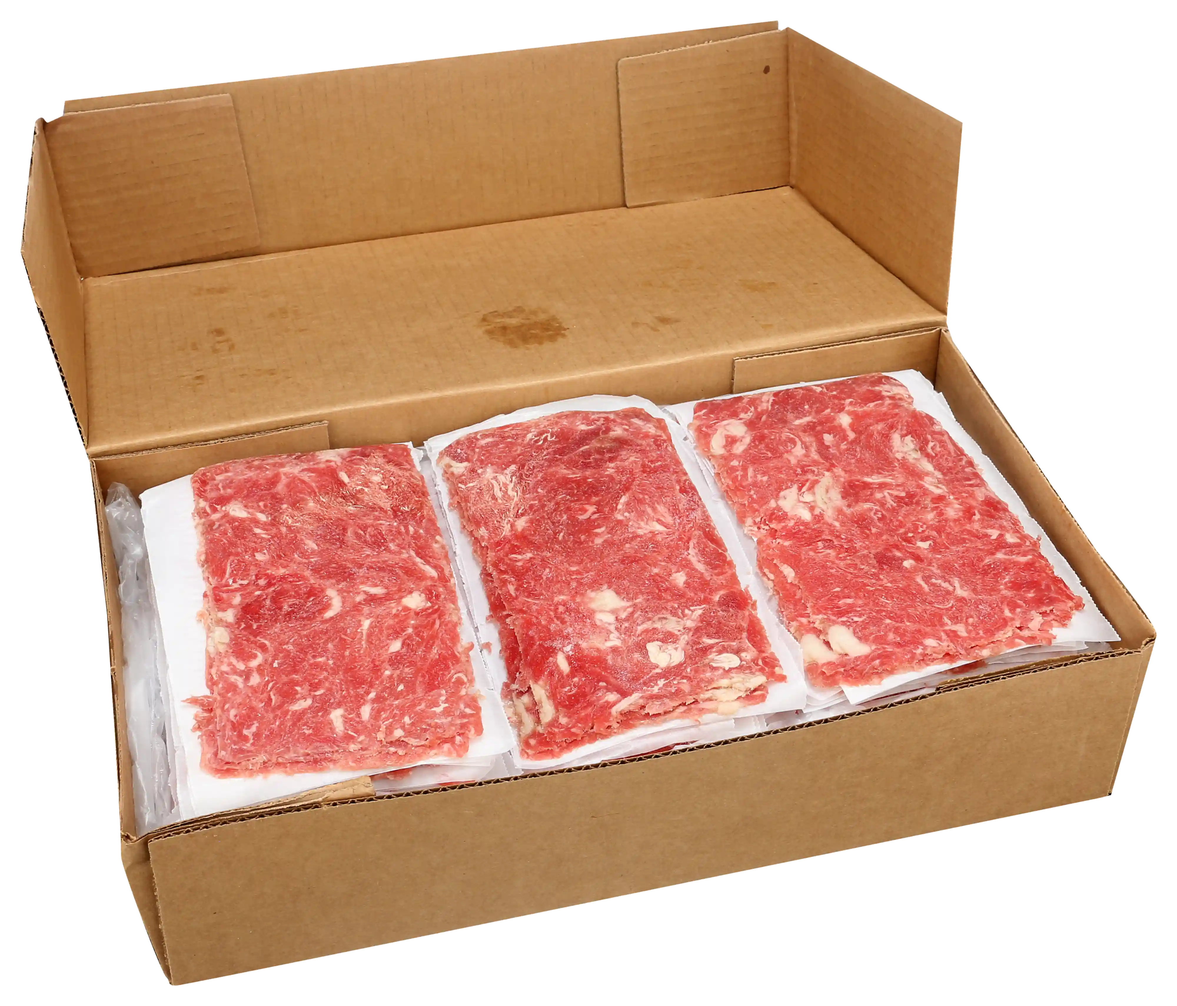 Steak-EZE® Traditional Beef Flat Steak, Lightly Marinated, 3 oz_image_3
