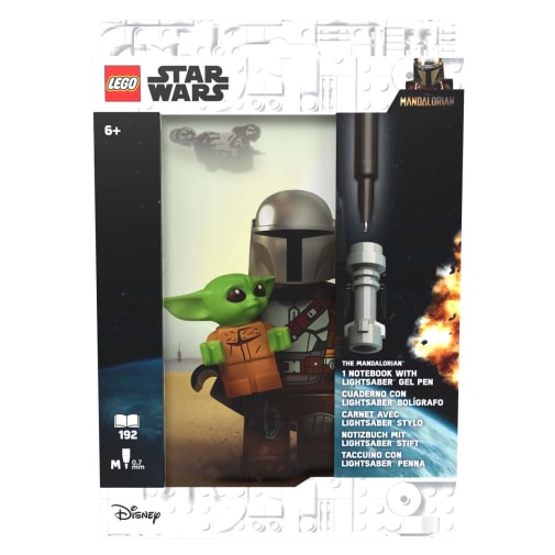 Lego Stars Wars: The Mandalorian Notebook and Lightsaber Gel Pen