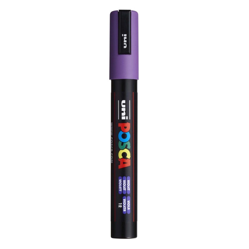 PC-5M Paint Markers, Medium Bullet Tip (1.8-2.5 mm), Violet