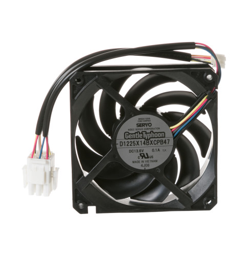 Refrigerator fan condenser DC