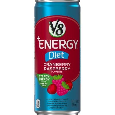 v8 energy diet cranberry raspberry