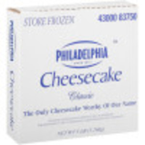 PHILADELPHIA Plain Cheesecake, 80 oz. (Pack of 4) image