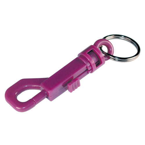Hillman Plastic Snap Hook With Key Ring