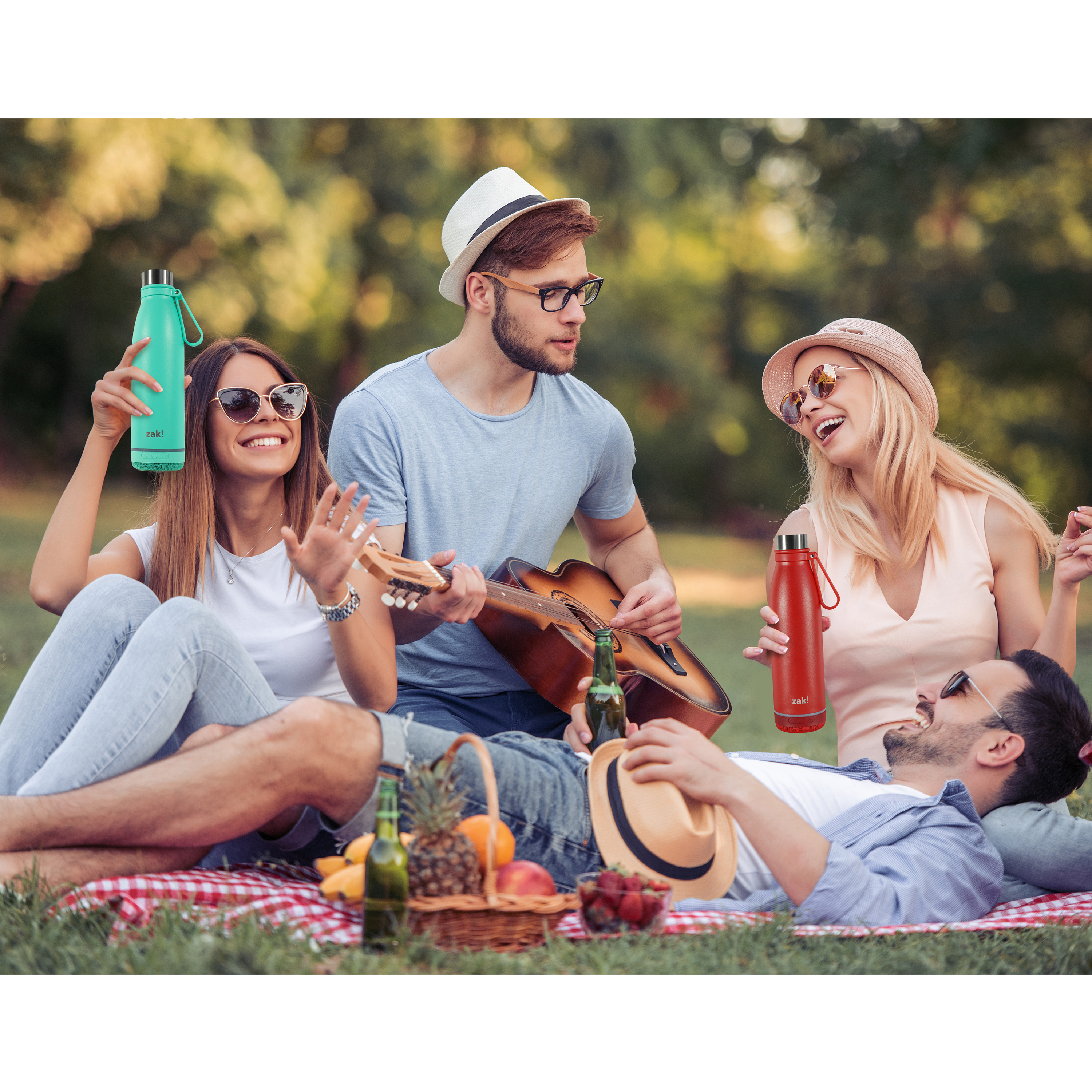 Zak Play 17.5 ounce Stainless Steel Tumbler with Bluetooth Speaker, Teal slideshow image 6 Zak Play 17.5 ounce Stainless Steel Tumbler with Bluetooth Speaker, Teal slideshow image 6