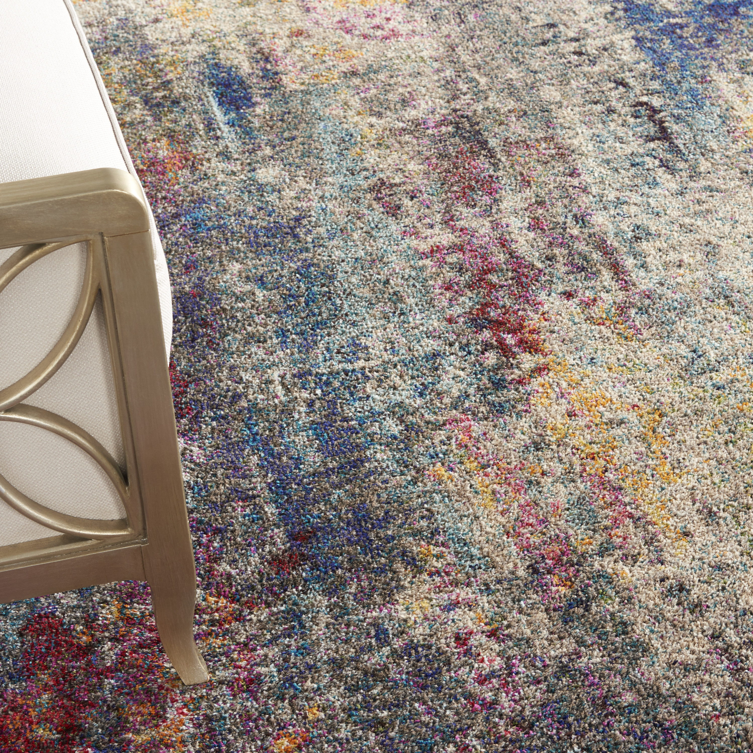 Nourison Celestial 9' x 12' Multicolor Modern Indoor Rug