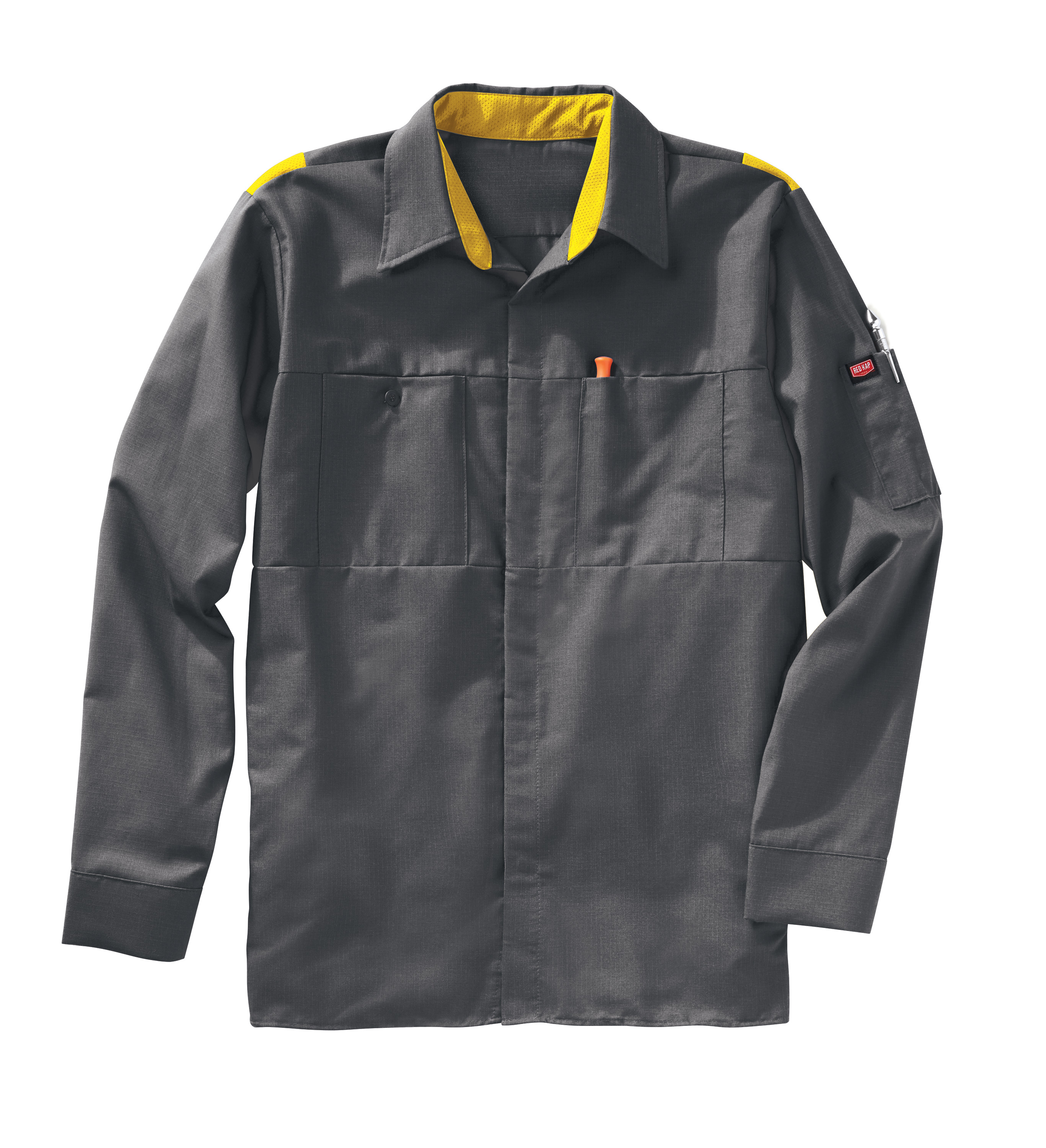 Red Kap Men's Long Sleeve Performance Plus Shop Shirt with OilBlok Technology - Picture 24 of 33