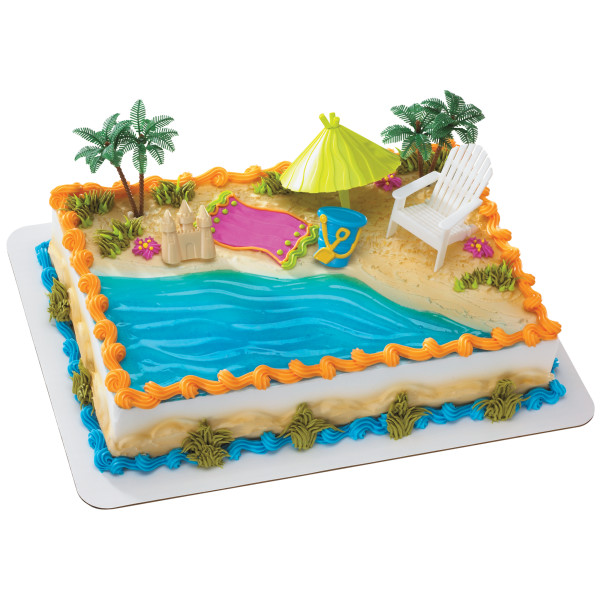 Beach Chair & Umbrella DecoSet®