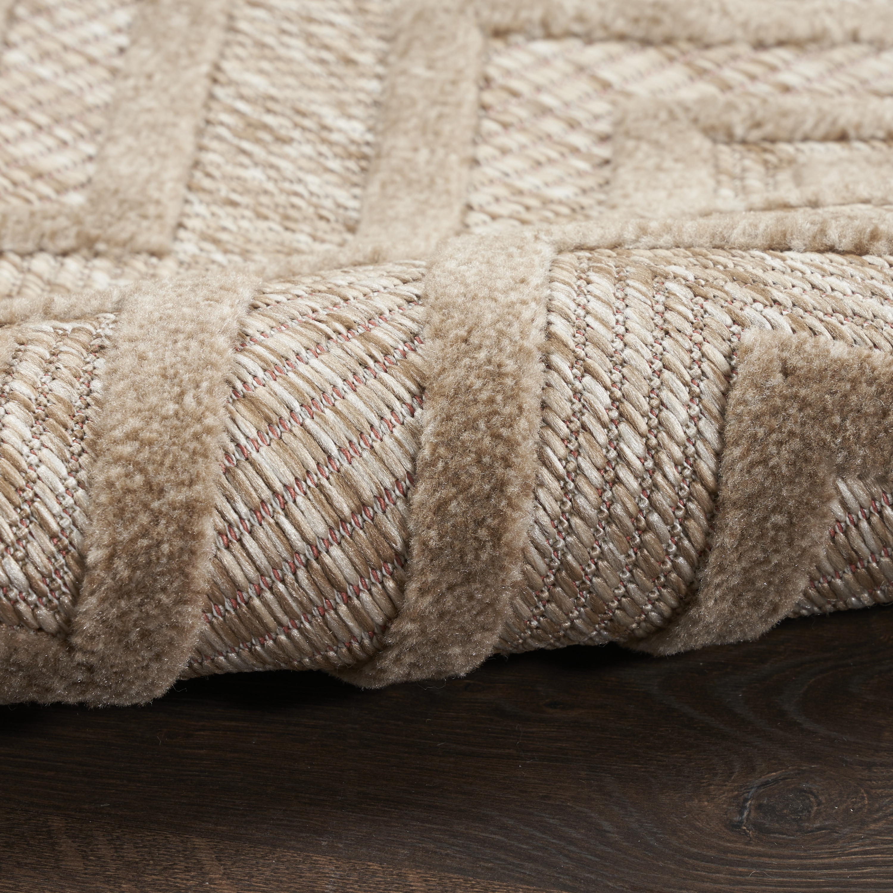 Nourison Versatile 5' x 7' Natural Beige Modern Rug