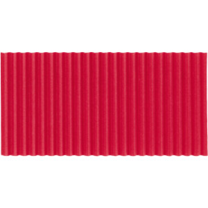 Flame Red Corrugated Paper Roll, 48" x 25'