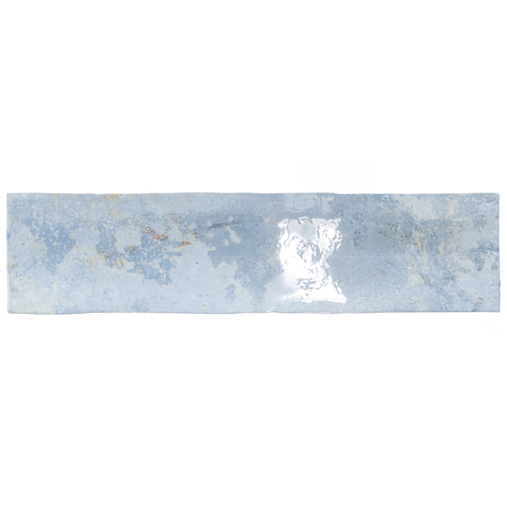 Biarritz Blue 3 in. x 12 in. Ceramic Wall Tile | Merola Tile