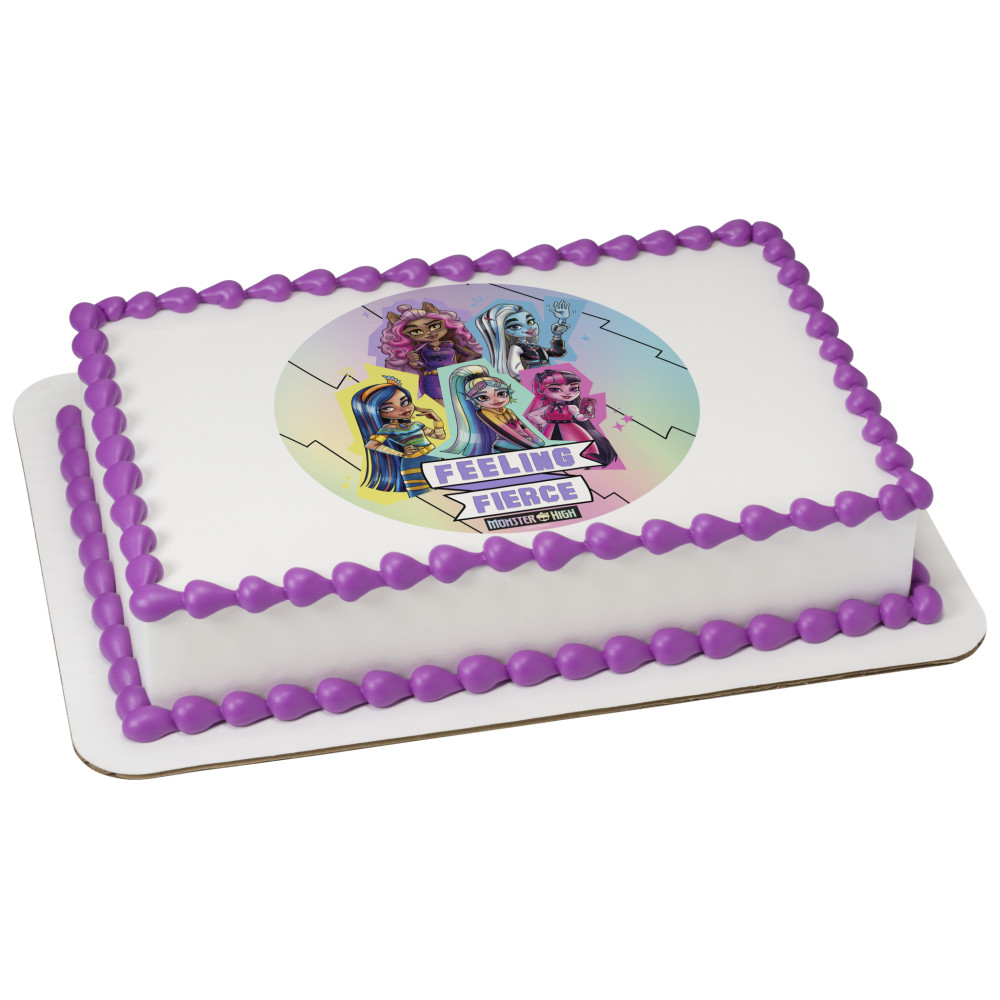 Order Monster High™ Feeling Fierce Edible Image® by PhotoCake® Cake
