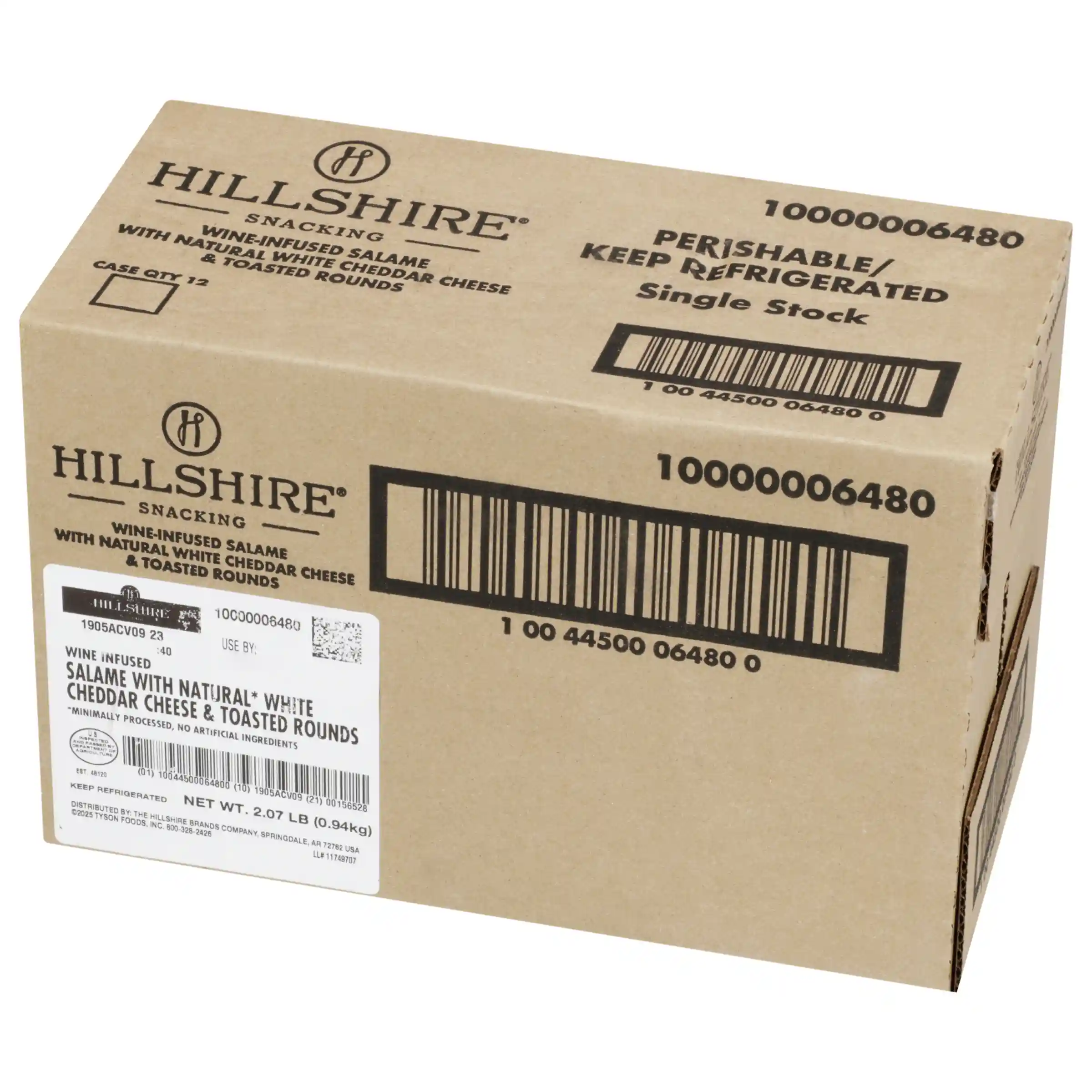 Hillshire® Snacking Small Plates, Wine-Infused Salame with White Cheddar Cheese, 2.76 oz._image_4