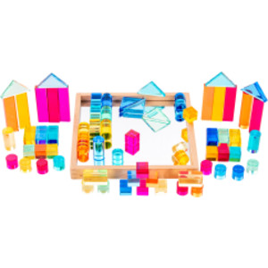 Gem Building Shapes Mirror Tray