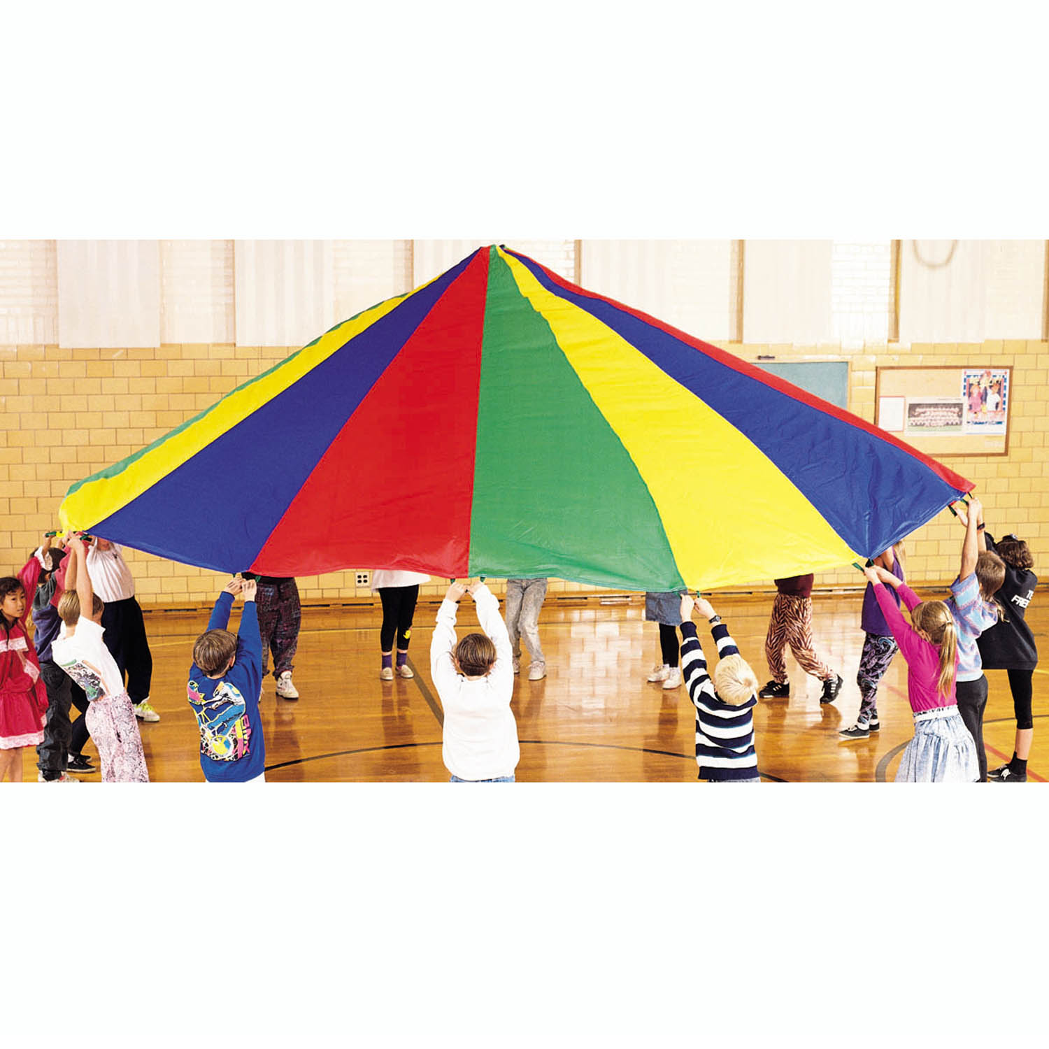 Martin Sports Parachute, 20' Diameter with 16 Handles image number null