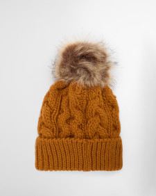 Beanie Penshaw Cable Knit Mustard