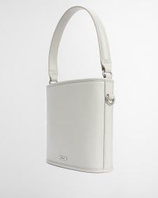 Laire Leather Bucket Bag Light Sand