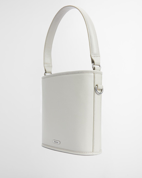 Laire Leather Bucket Bag Light Sand