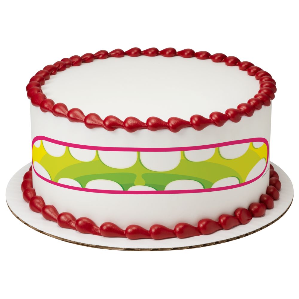 Image Cake Monster Mouth Green