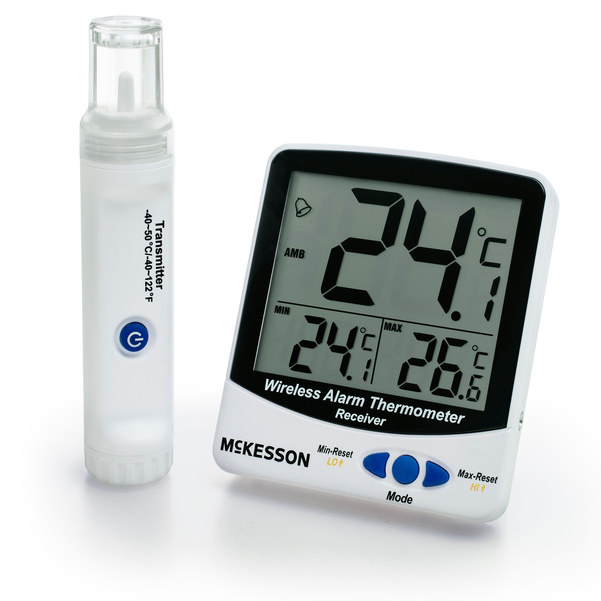 McKesson Digital Refrigerator / Freezer Thermometer with Alarm