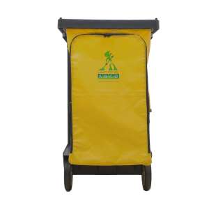 Hillyard, 25 gal, Vinyl Janitor Cart Bag, Yellow
