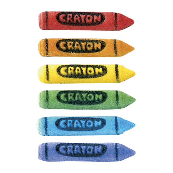 Crayons Assortment - Red 3 Free Dec-Ons® Decorations