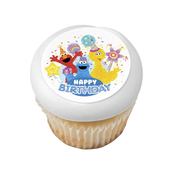 Sesame Street® Happy Birthday PhotoCake® Edible Image®