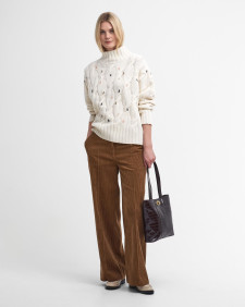 Fleur Cable-Knit Cardigan 