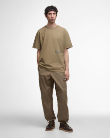 Pantaloni oversize in twill Silverbay British Khaki