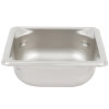 Sixth-size 2 ½-inch-deep Super Pan 3® stainless steel steam table pan