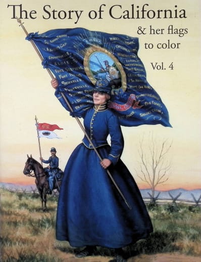 Story of California & Her Flags to Color Coloring Book Volume 4