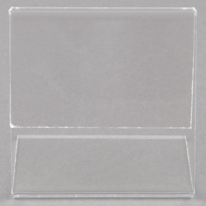 Cubic Accessories - Card Holder, Clear Acrylic