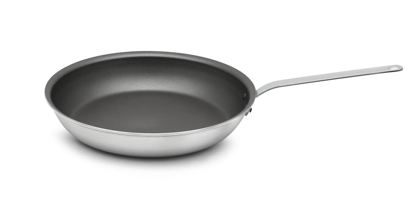 14-inch Wear-Ever® aluminum fry pan with PowerCoat2™ nonstick coating and plated handle