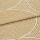 Cream woven fabric with raised golden-dot concentric pattern, folded and slightly overlapped, shown in a close-up with soft, even lighting and shallow depth of field.