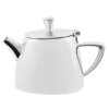 12-ounce Triennium™ stainless steel teapot in mirror finish