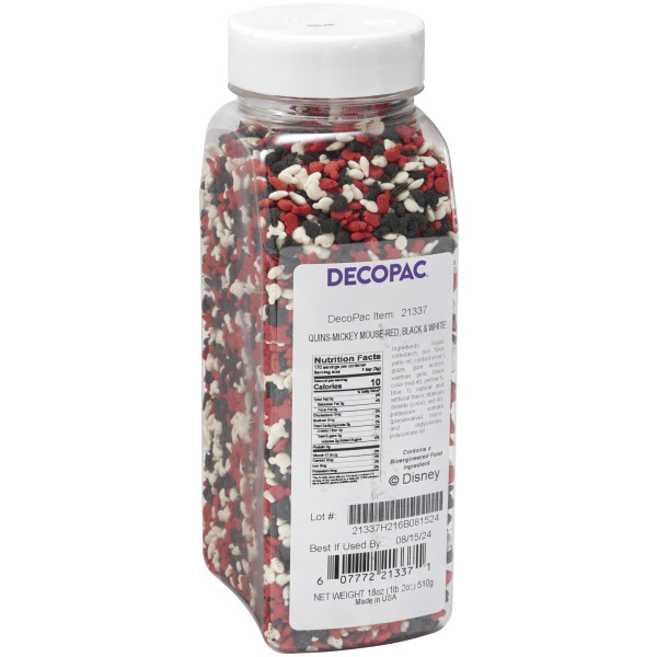 Mickey Mouse Red, Black and White Quins