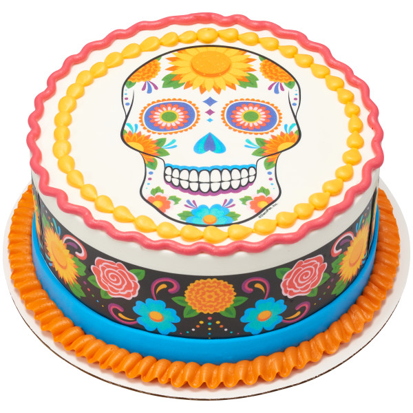 Sugar Skull Assortment Edible Image®