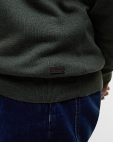 Bayfield Half-Zip Jumper Mid Olive